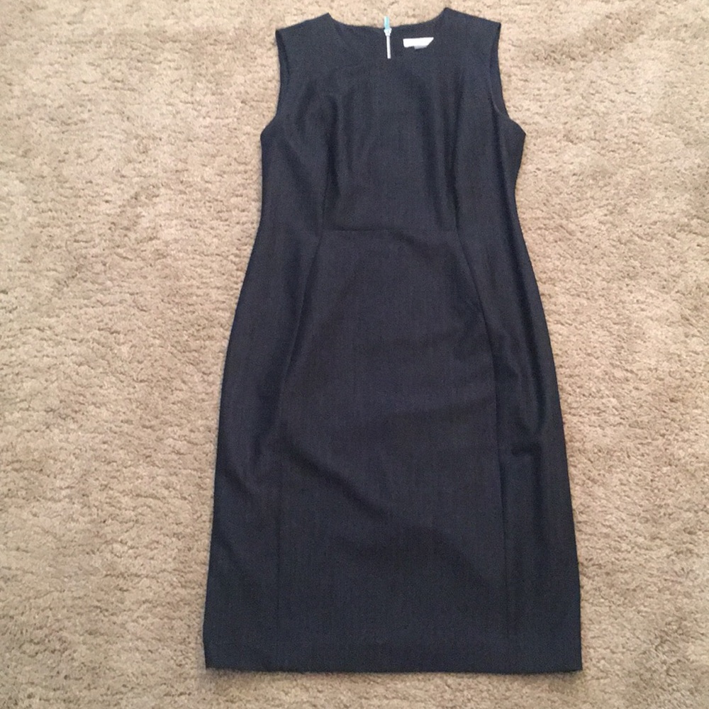 NWOT Calvin Klein Sleeveless Denim Dress